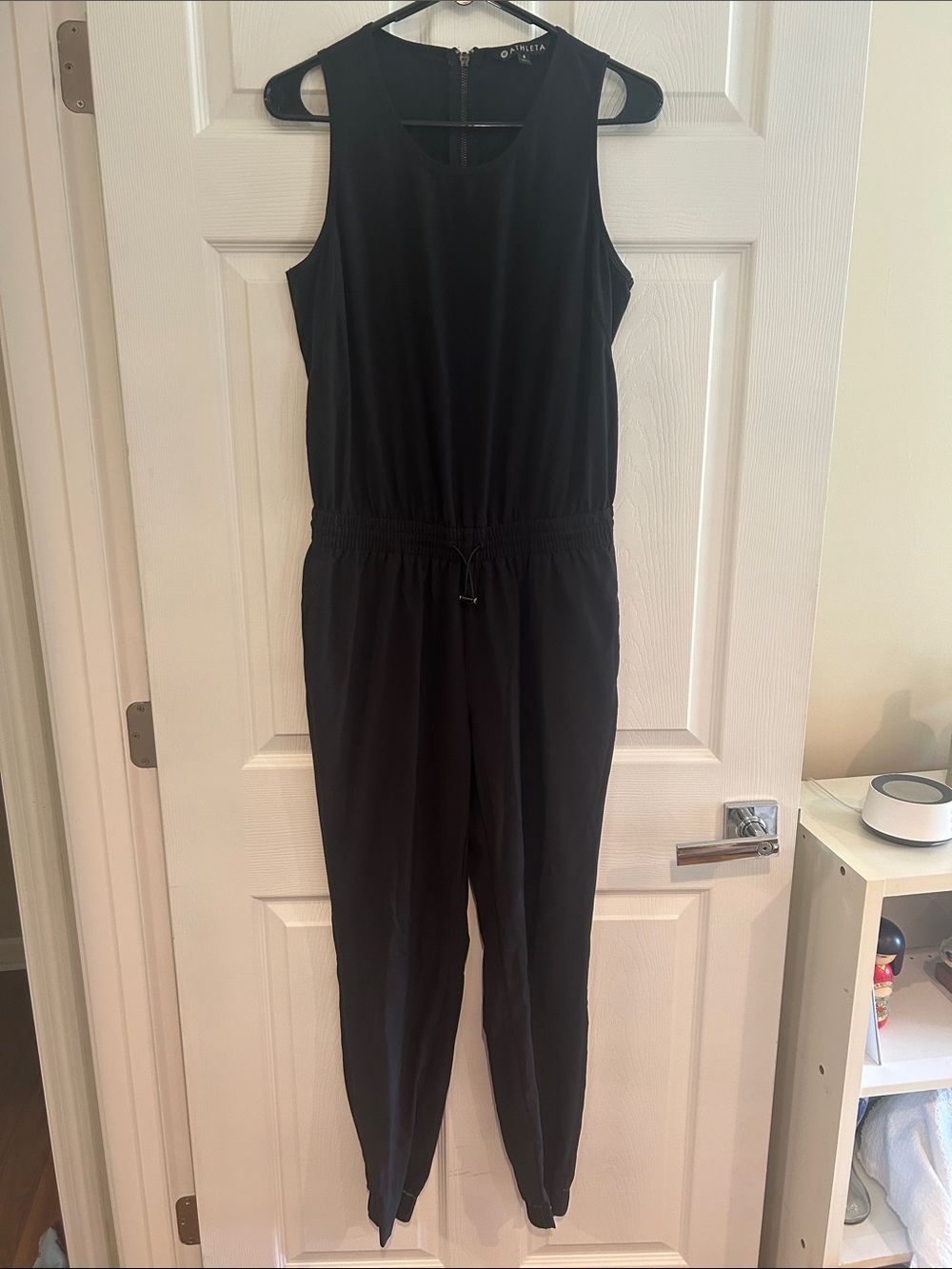 Athleta Sleeveless Black Jumpsuit